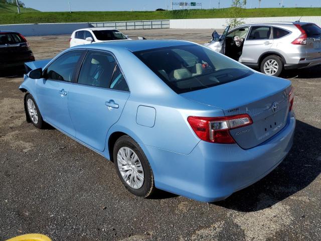 4T4BF1FKXCR162075 - 2012 TOYOTA CAMRY BASE BLUE photo 2