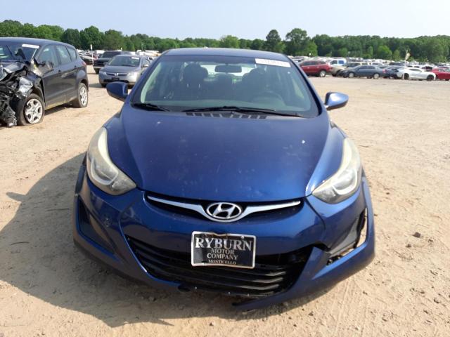 5NPDH4AE9GH691909 - 2016 HYUNDAI ELANTRA SE BLUE photo 5