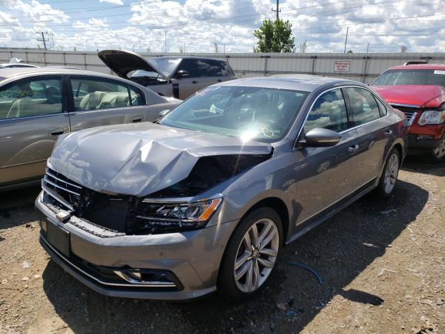 1VWCT7A32GC006796 - 2016 VOLKSWAGEN PASSAT SEL GRAY photo 2