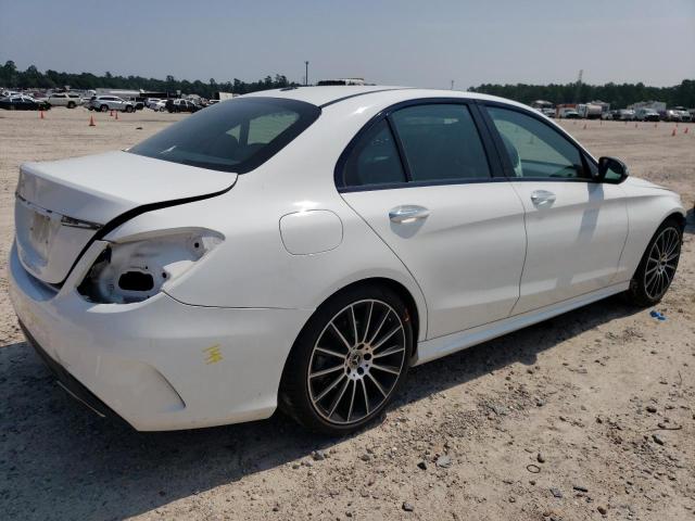 WDDWF8DB6KR484439 - 2019 MERCEDES-BENZ C 300 WHITE photo 3