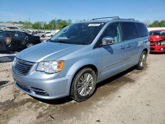 2C4RC1CG1DR614578 - 2013 CHRYSLER TOWN & COU TOURING L BLUE photo 1