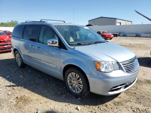 2C4RC1CG1DR614578 - 2013 CHRYSLER TOWN & COU TOURING L BLUE photo 4