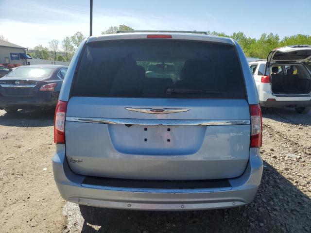 2C4RC1CG1DR614578 - 2013 CHRYSLER TOWN & COU TOURING L BLUE photo 6