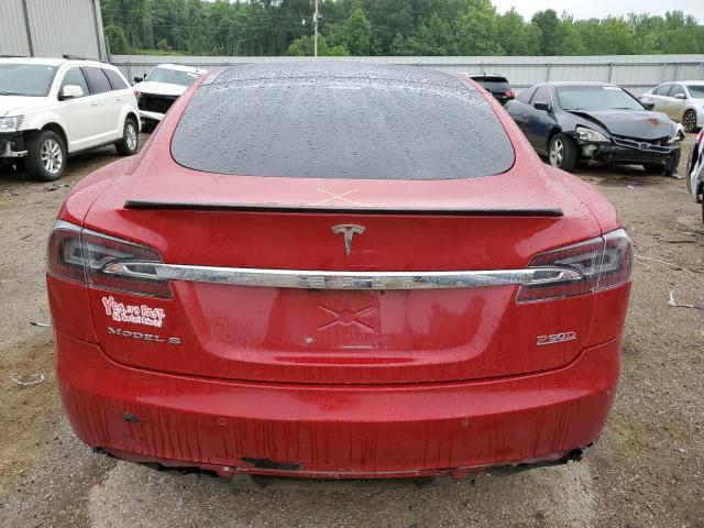 5YJSA1E47GF129453 - 2016 TESLA MODEL S წითელი ფოტო 6