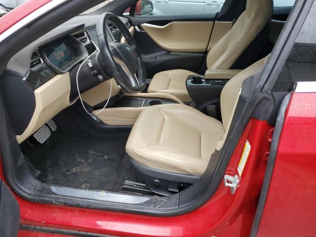 5YJSA1E47GF129453 - 2016 TESLA MODEL S წითელი ფოტო 7