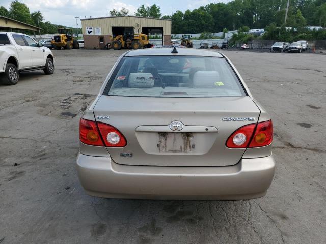 2T1BR32E54C255442 - 2004 TOYOTA COROLLA CE TAN photo 6