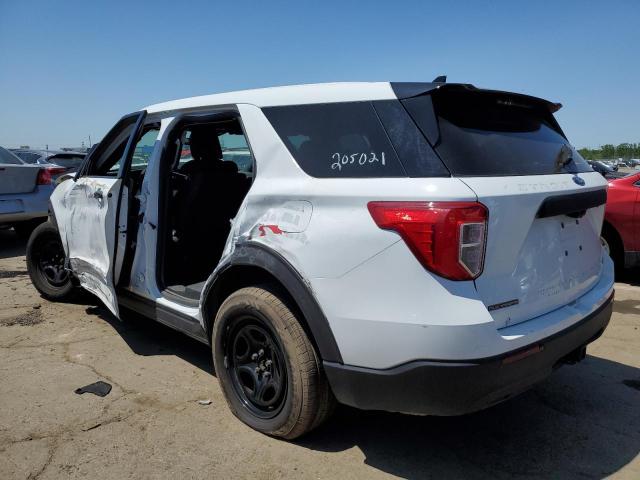 1FM5K8AB7LGB66179 - 2020 FORD EXPLORER POLICE INTERCEPTOR WHITE photo 2