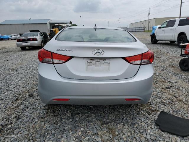 5NPDH4AE0DH159623 - 2013 HYUNDAI ELANTRA GLS SILVER photo 6