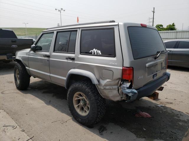 1J4FF28S7YL122451 - 2000 JEEP CHEROKEE SE BEIGE photo 2