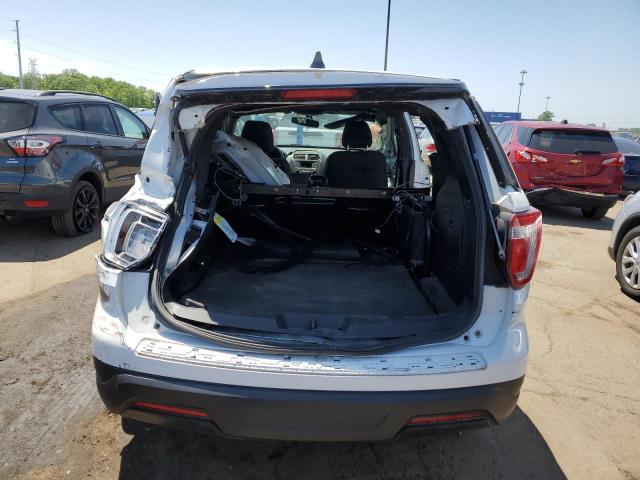 1FM5K8AR1JGC74629 - 2018 FORD EXPLORER POLICE INTERCEPTOR WHITE photo 6