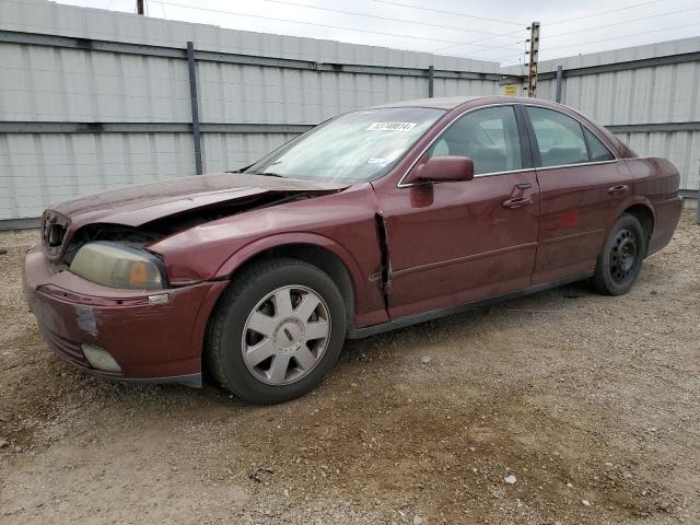 1LNHM86S03Y698657 - 2003 LINCOLN LS MAROON photo 1