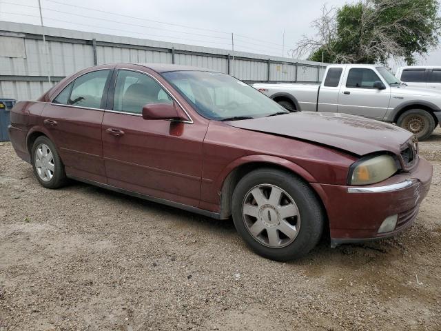 1LNHM86S03Y698657 - 2003 LINCOLN LS MAROON photo 4
