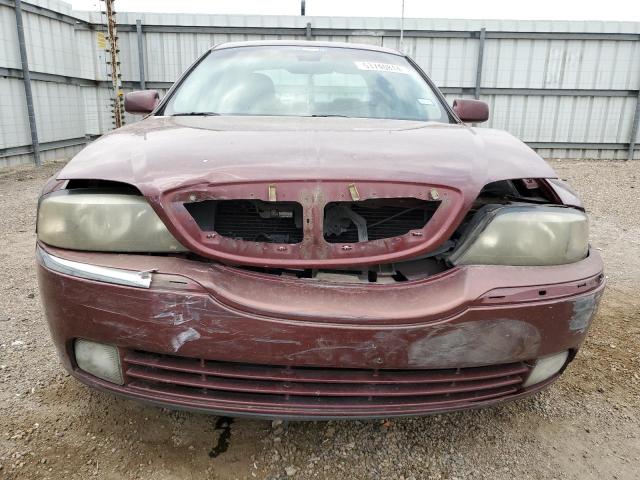 1LNHM86S03Y698657 - 2003 LINCOLN LS MAROON photo 5