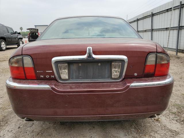 1LNHM86S03Y698657 - 2003 LINCOLN LS MAROON photo 6