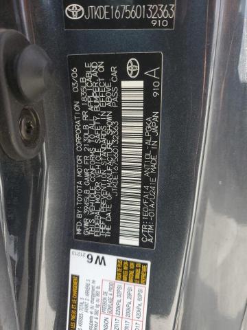 JTKDE167560132363 - 2006 TOYOTA SCION TC 灰色 照片 13