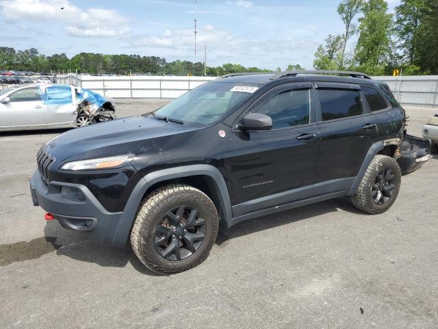 1C4PJMBS6HW589906 - 2017 JEEP CHEROKEE TRAILHAWK BLACK photo 1
