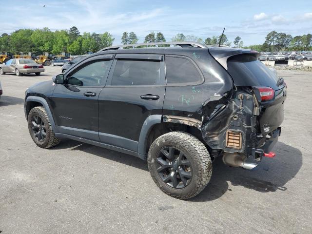 1C4PJMBS6HW589906 - 2017 JEEP CHEROKEE TRAILHAWK BLACK photo 2