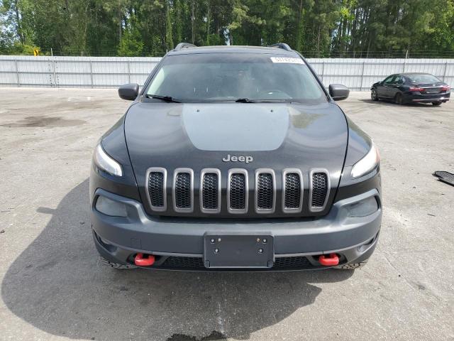 1C4PJMBS6HW589906 - 2017 JEEP CHEROKEE TRAILHAWK BLACK photo 5