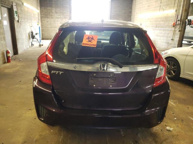 JHMGK5H76HS006844 - 2017 HONDA FIT EX PURPLE photo 6