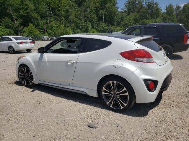 KMHTC6AEXGU287377 - 2016 HYUNDAI VELOSTER TURBO WHITE photo 2