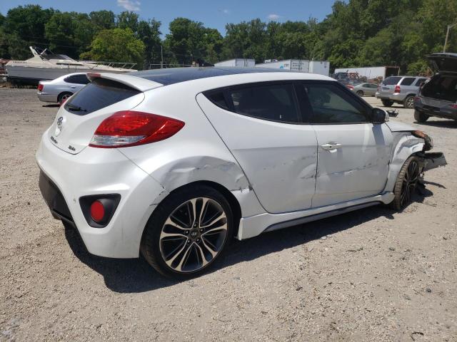 KMHTC6AEXGU287377 - 2016 HYUNDAI VELOSTER TURBO WHITE photo 3