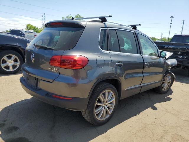 WVGBV7AXXDW007406 - 2013 VOLKSWAGEN TIGUAN S GRAY photo 3