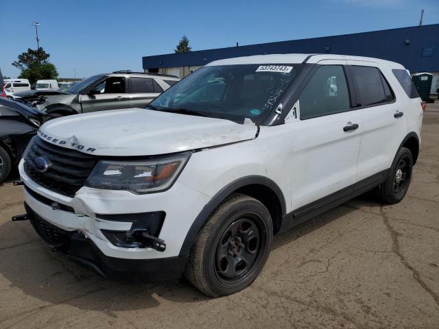 1FM5K8AT9HGE13234 - 2017 FORD EXPLORER POLICE INTERCEPTOR WHITE photo 1