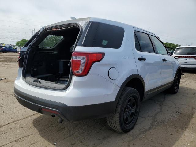 1FM5K8AT9HGE13234 - 2017 FORD EXPLORER POLICE INTERCEPTOR WHITE photo 3