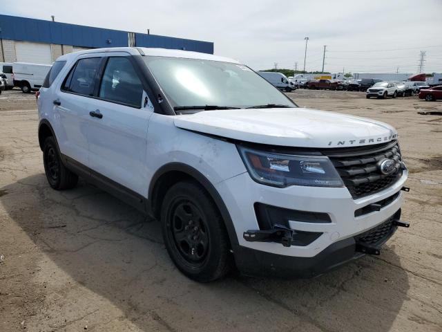 1FM5K8AT9HGE13234 - 2017 FORD EXPLORER POLICE INTERCEPTOR WHITE photo 4