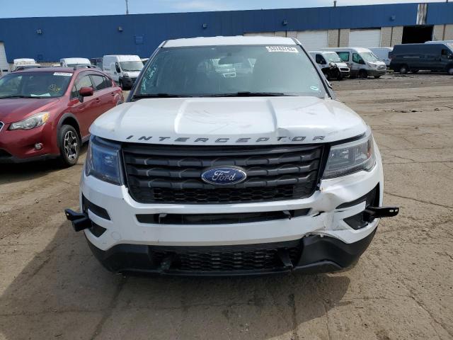 1FM5K8AT9HGE13234 - 2017 FORD EXPLORER POLICE INTERCEPTOR WHITE photo 5