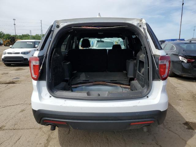 1FM5K8AT9HGE13234 - 2017 FORD EXPLORER POLICE INTERCEPTOR WHITE photo 6