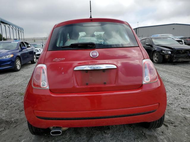 3C3CFFAR1FT613515 - 2015 FIAT 500 POP RED photo 6