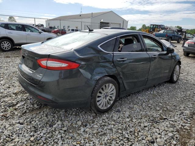 3FA6P0LU2FR167382 - 2015 FORD FUSION SE HYBRID BLACK photo 3