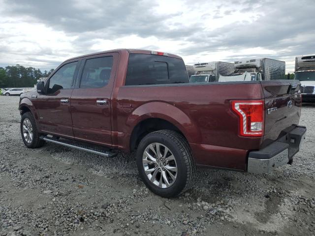 1FTEW1CP7GFD50705 - 2016 FORD F150 SUPERCREW BURGUNDY photo 2