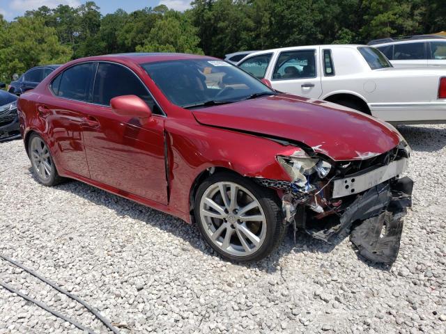 JTHBE262175014483 - 2007 LEXUS IS 350 BURGUNDY photo 4