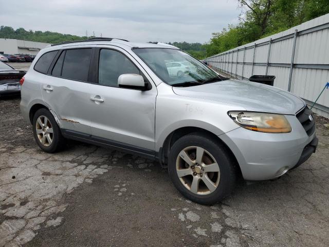 5NMSH73E49H270315 - 2009 HYUNDAI SANTA FE SE SILVER photo 4