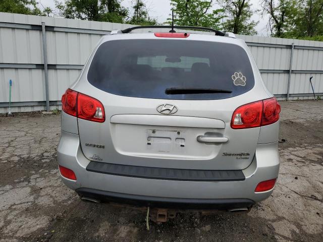 5NMSH73E49H270315 - 2009 HYUNDAI SANTA FE SE SILVER photo 6