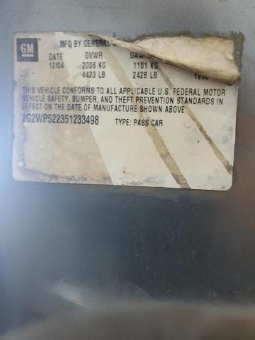 2G2WP522351233498 - 2005 PONTIAC GRAND PRIX 灰色 照片 12