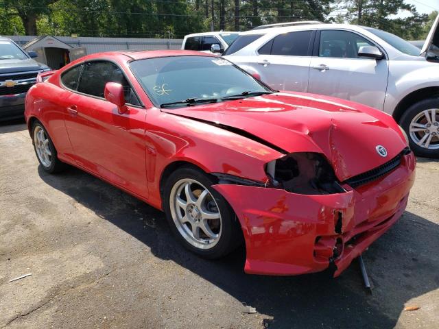 KMHHN65F44U135058 - 2004 HYUNDAI TIBURON GT RED photo 4