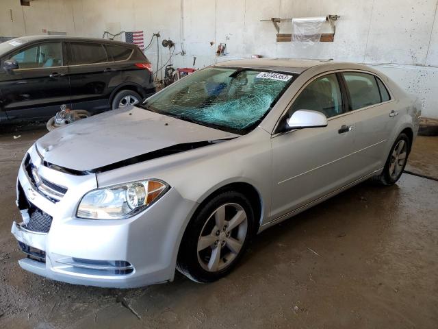 1G1ZC5E0XCF383136 - 2012 CHEVROLET MALIBU 1LT SILVER photo 1