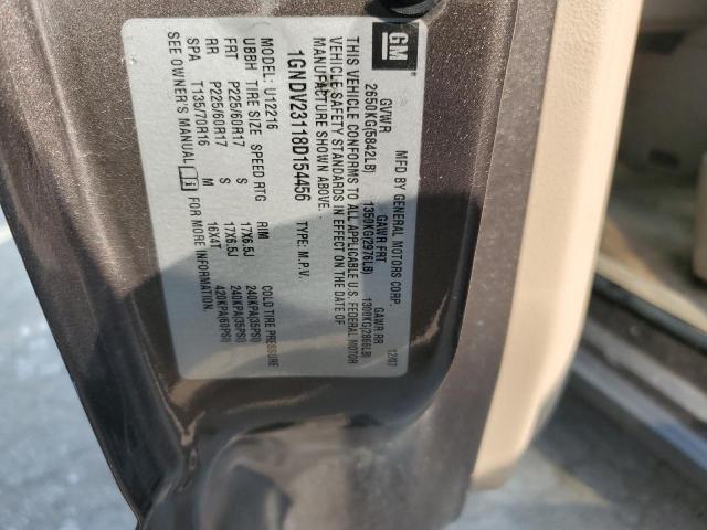 1GNDV23118D154456 - 2008 CHEVROLET UPLANDER LS 棕色 照片 13