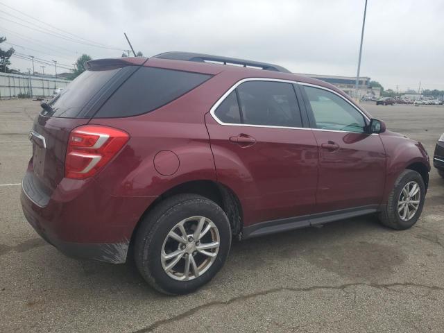 2GNALCEK6H1610953 - 2017 CHEVROLET EQUINOX LT BURGUNDY photo 3