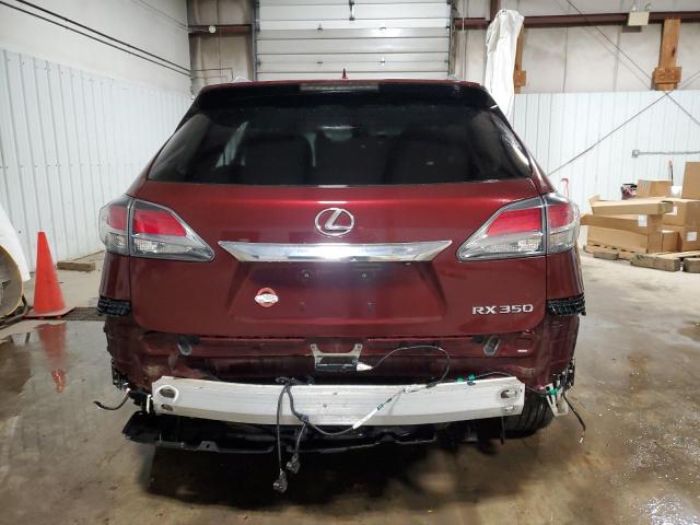 2T2BK1BA0DC207333 - 2013 LEXUS RX 350 BASE ბურგუნდია ფოტო 6
