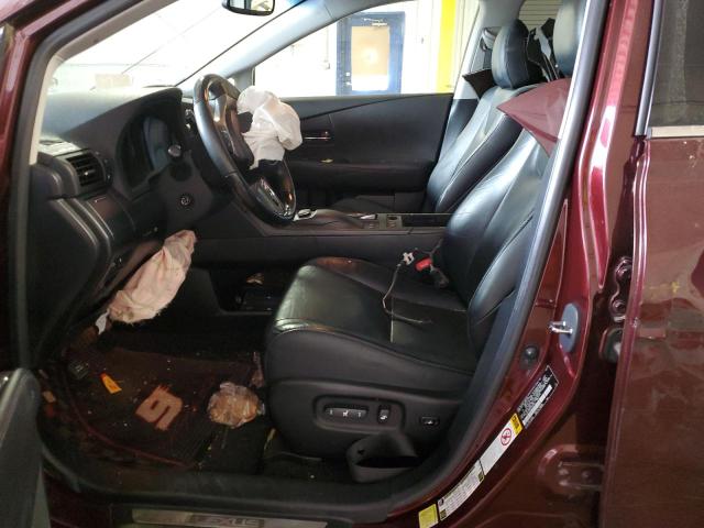 2T2BK1BA0DC207333 - 2013 LEXUS RX 350 BASE ბურგუნდია ფოტო 7