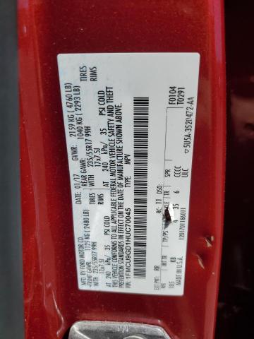 1FMCU9GD1HUC70045 - 2017 FORD ESCAPE SE RED photo 14