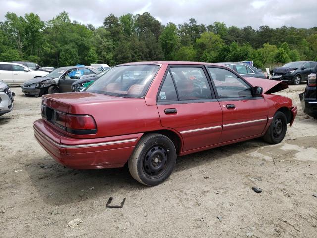 3MAPM10J3MR667555 - 1991 MERCURY TRACER RED photo 3