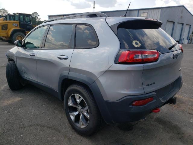 1C4PJMBB9EW255770 - 2014 JEEP CHEROKEE TRAILHAWK GRAY photo 2