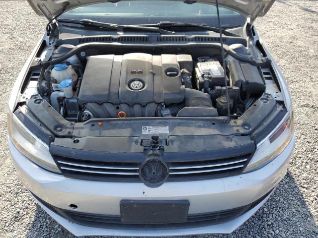 3VWDZ7AJ6BM345392 - 2011 VOLKSWAGEN JETTA SE SILVER photo 11