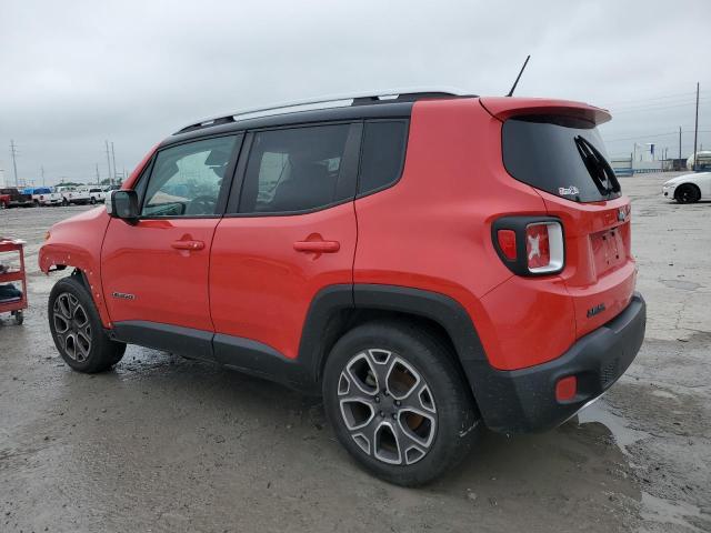 ZACCJADT4GPC71233 - 2016 JEEP RENEGADE LIMITED RED photo 2