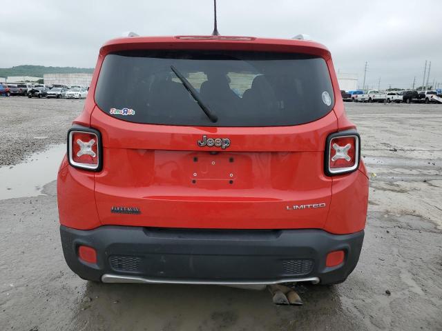 ZACCJADT4GPC71233 - 2016 JEEP RENEGADE LIMITED RED photo 6